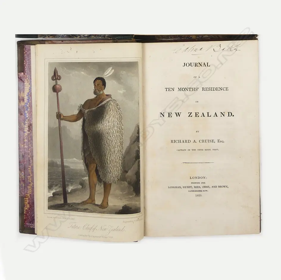Richard A. Cruise 'Journal of a Ten Months' Residence in New Zealand' Image 1++
