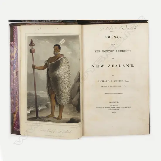Richard A. Cruise 'Journal of a Ten Months' Residence in New Zealand'