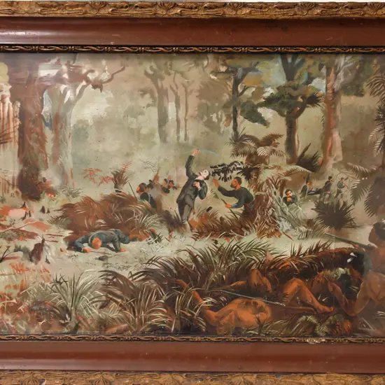 A late 19thC chromolithograph print