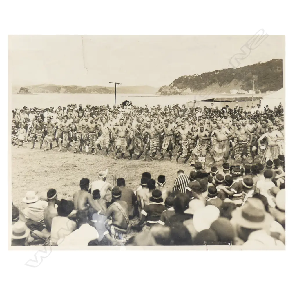 Nine vintage large format 1934 Waitangi Treaty House celebrations photographs Image 1++