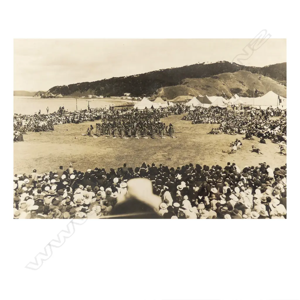 Nine vintage large format 1934 Waitangi Treaty House celebrations photographs Image 1++