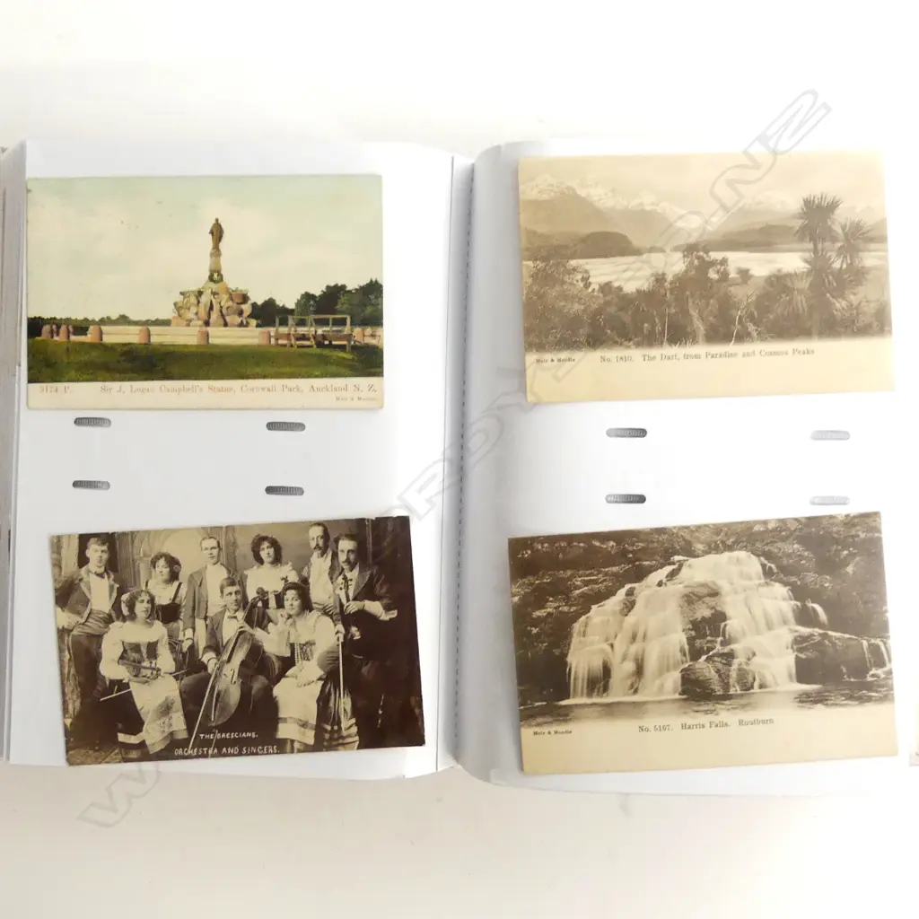 An album of vintage NZ postcards Image 1++