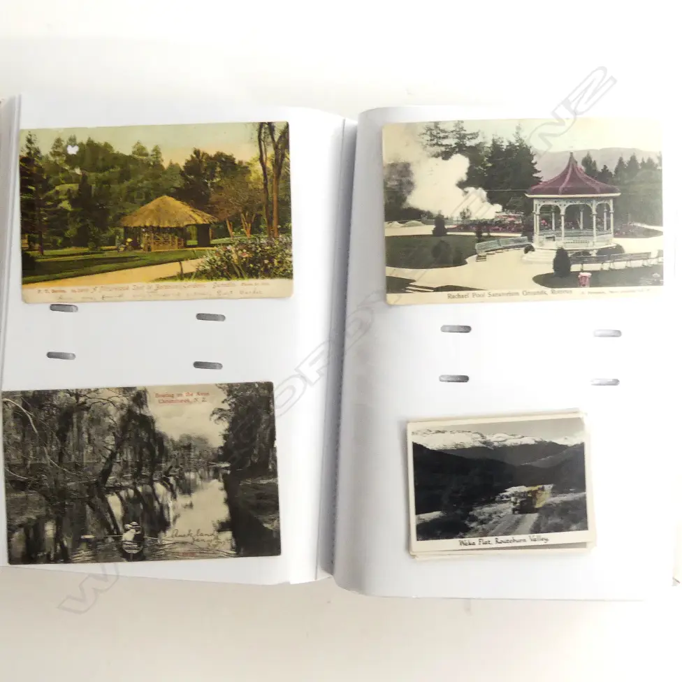 An album of vintage NZ postcards Image 1++