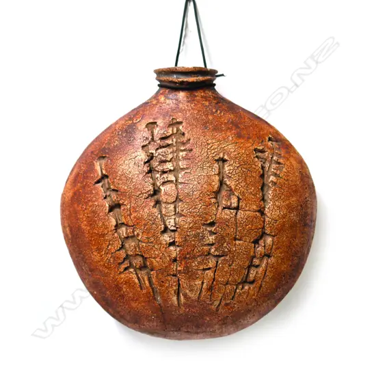 Len Castle hanging wall vase