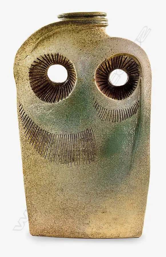 Roy Cowan large "Owl" stoneware sculpture Image 1++