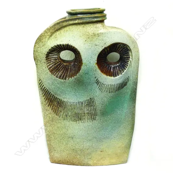 Roy Cowan large "Owl" stoneware sculpture