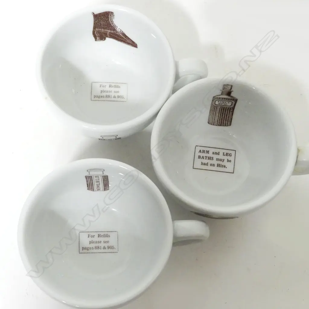 Three coffee cups and saucers Image 1++