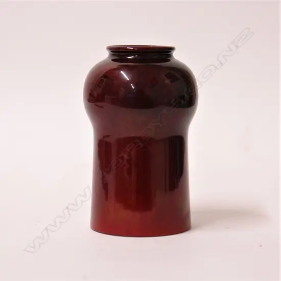 A Bernard Moore flambé glazed vase