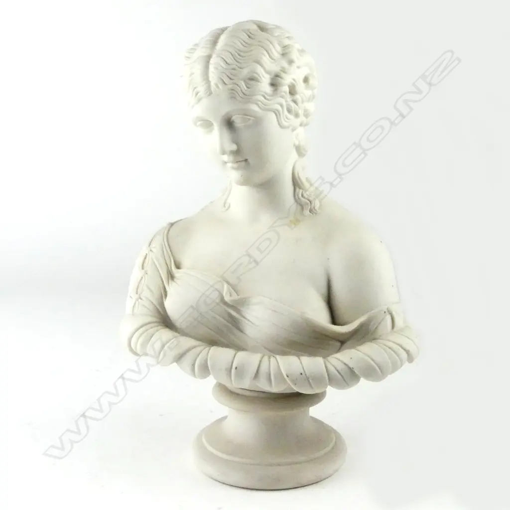 A Victorian Parian bust 'Clytie' Image 1++