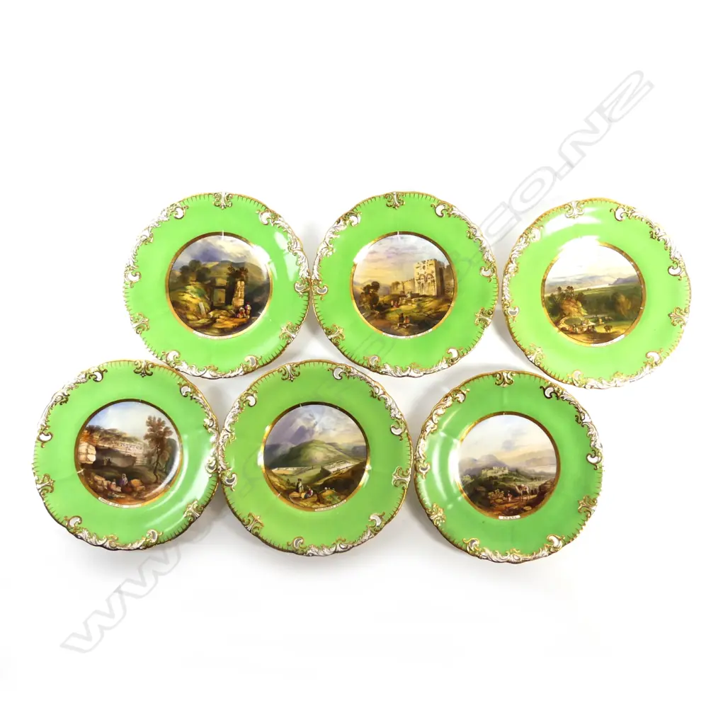 Six Copeland china fruit plates Image 1++