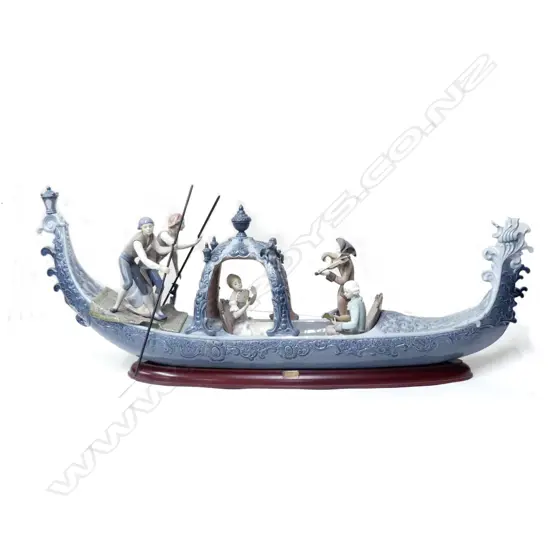 An impressive and large Lladro gondola
