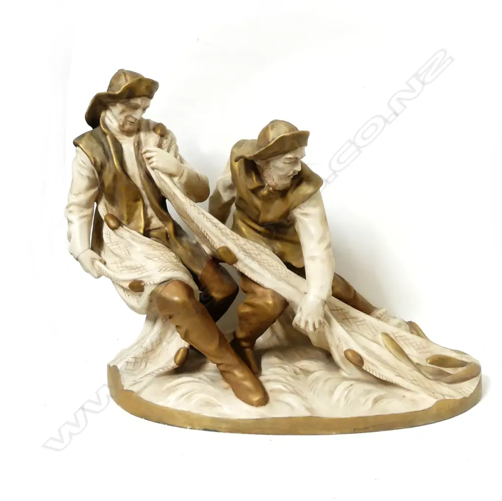 An impressive Royal Dux figure group Image 1++