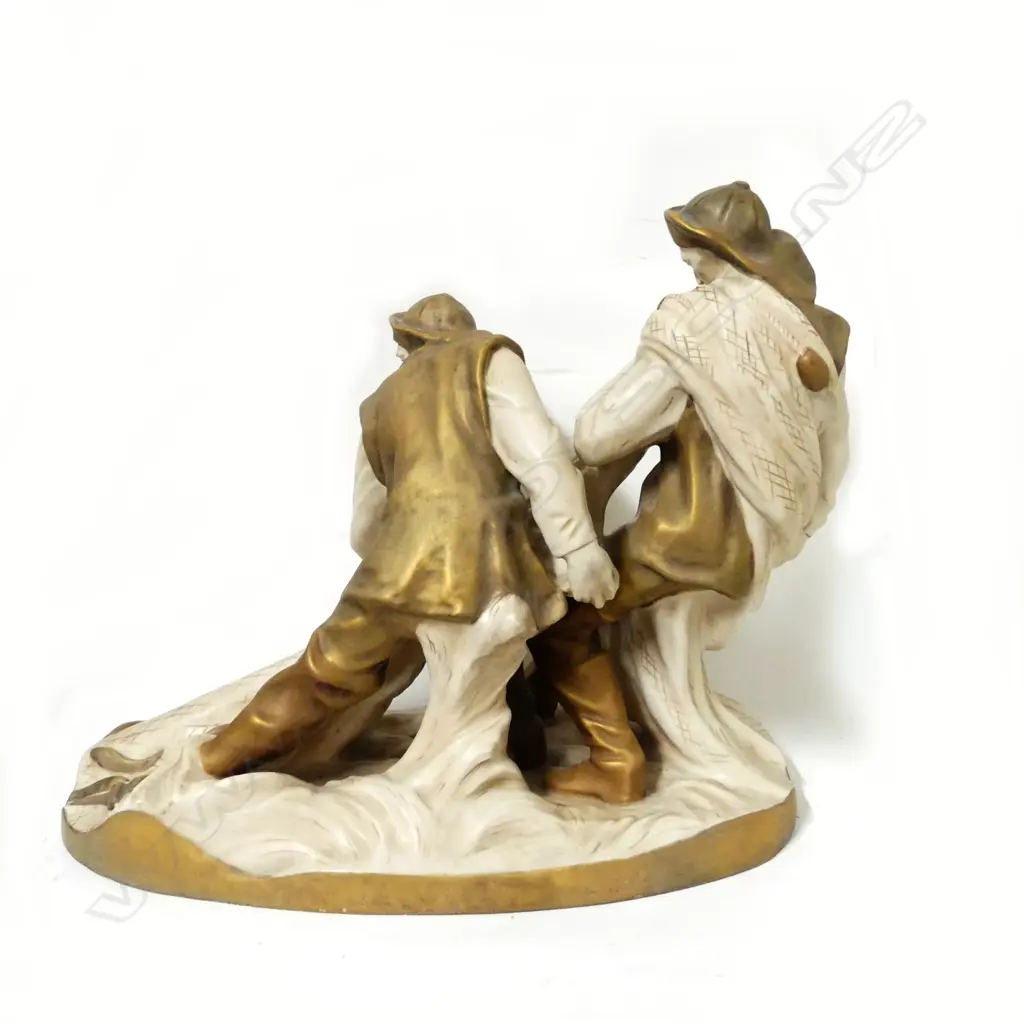 An impressive Royal Dux figure group Image 1++