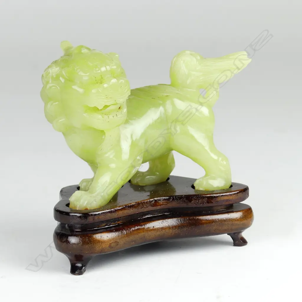 A Chinese jade foo dog Image 1++