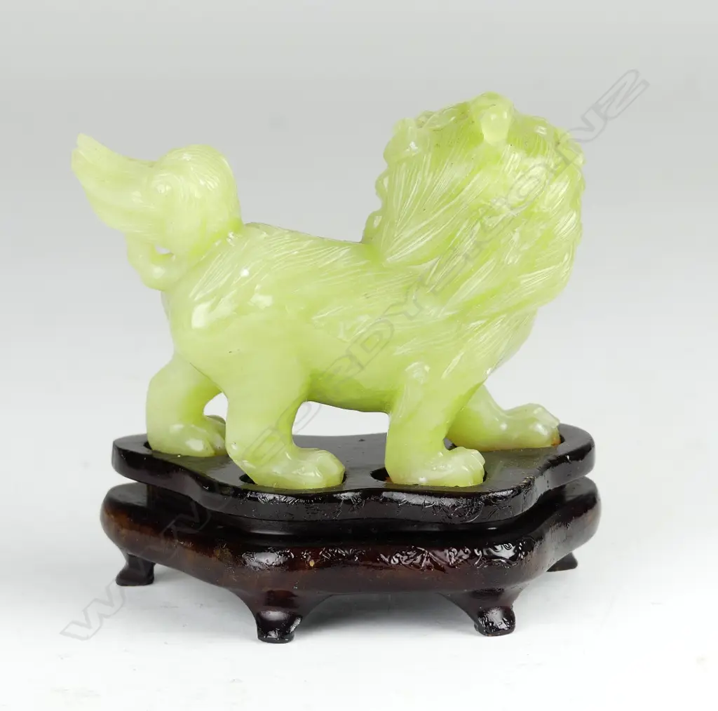 A Chinese jade foo dog Image 1++