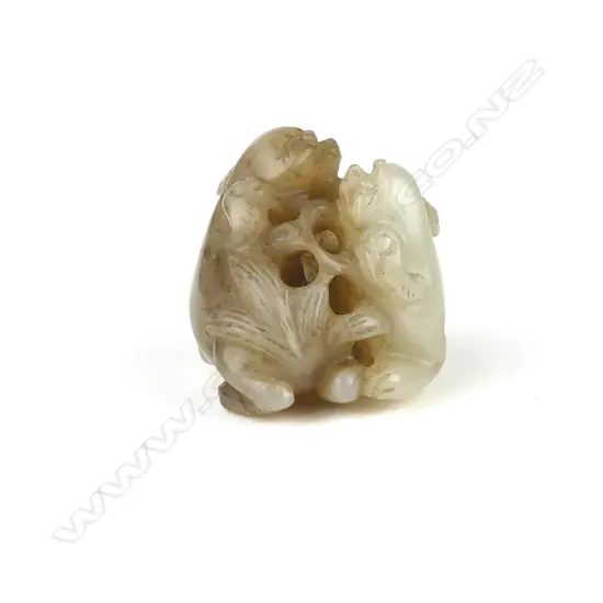 A small Chinese jade carving