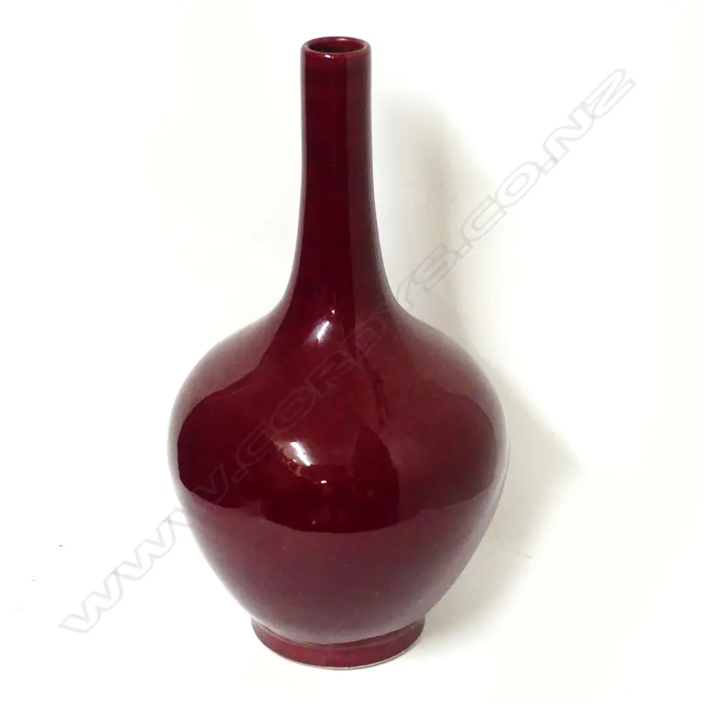 A Chinese song de boeuf glazed bottle vase Image 1++