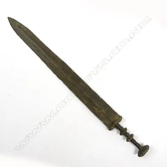 A Warring States style cast bronze sword