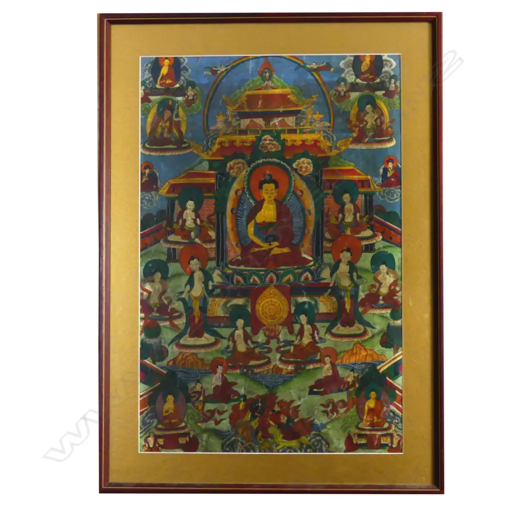 An old Tibetan thangka Image 1++