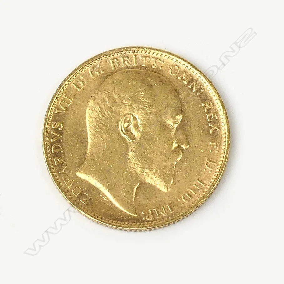 A 1910 full sovereign gold coin Image 1++