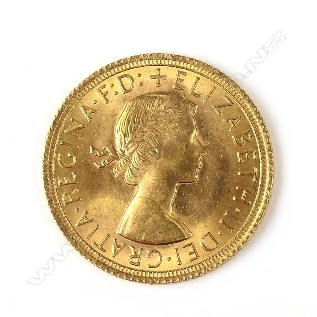 A 1966 full sovereign gold coin Image 1++