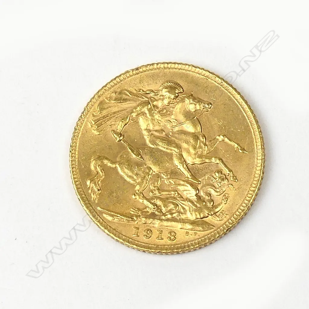 A 1913 full sovereign gold coin Image 1++
