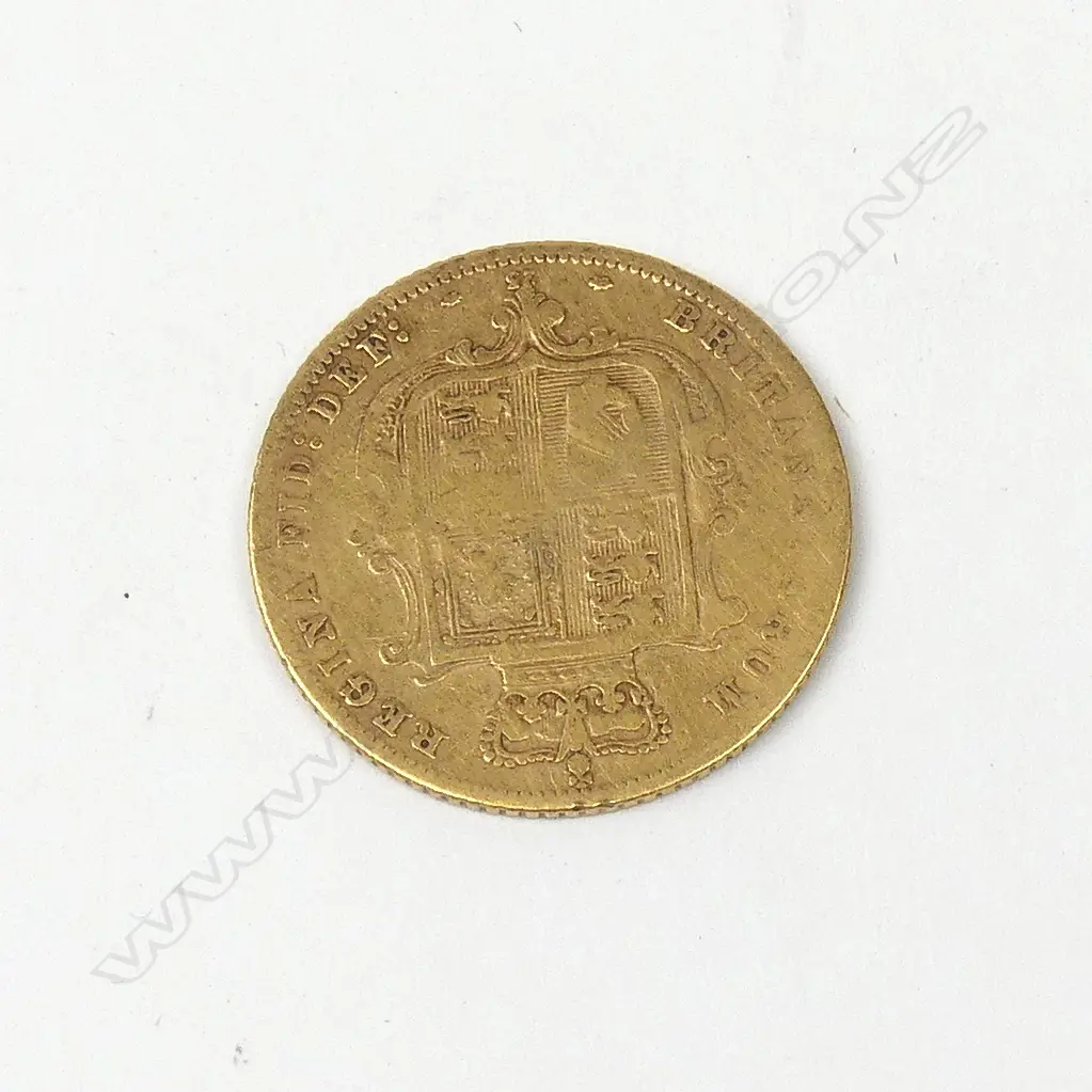An 1873 gold half-sovereign Image 1++