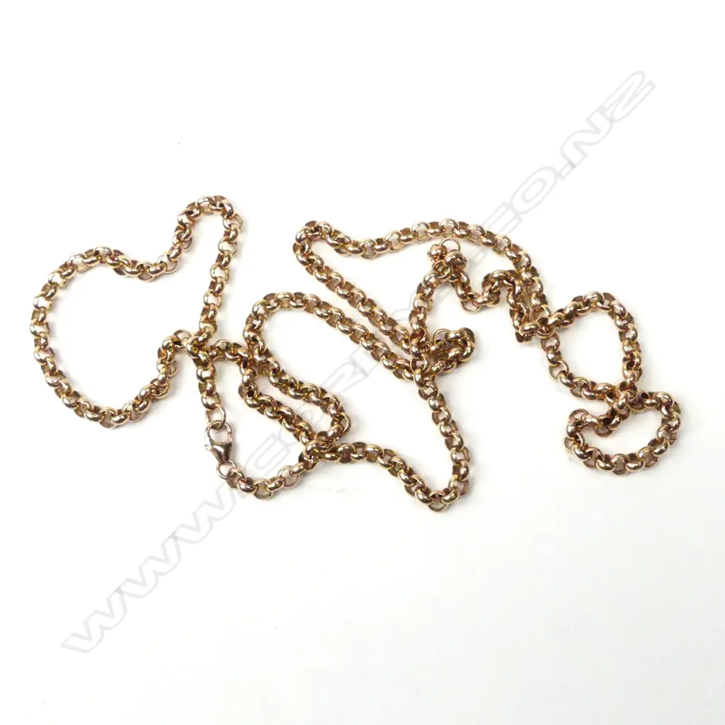 A 10ct rose gold chain Image 1++