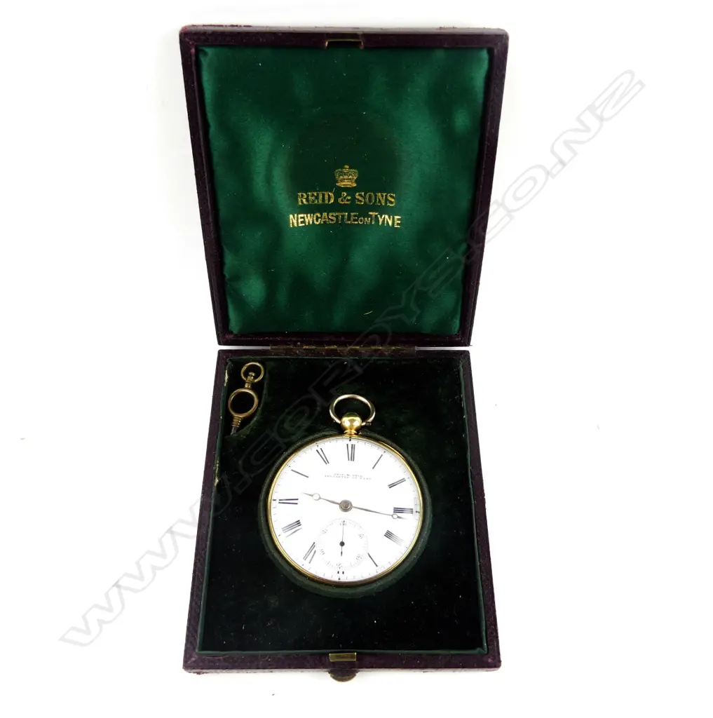 A Victorian 18ct. yellow gold Reid & Sons pocket watch Image 1++