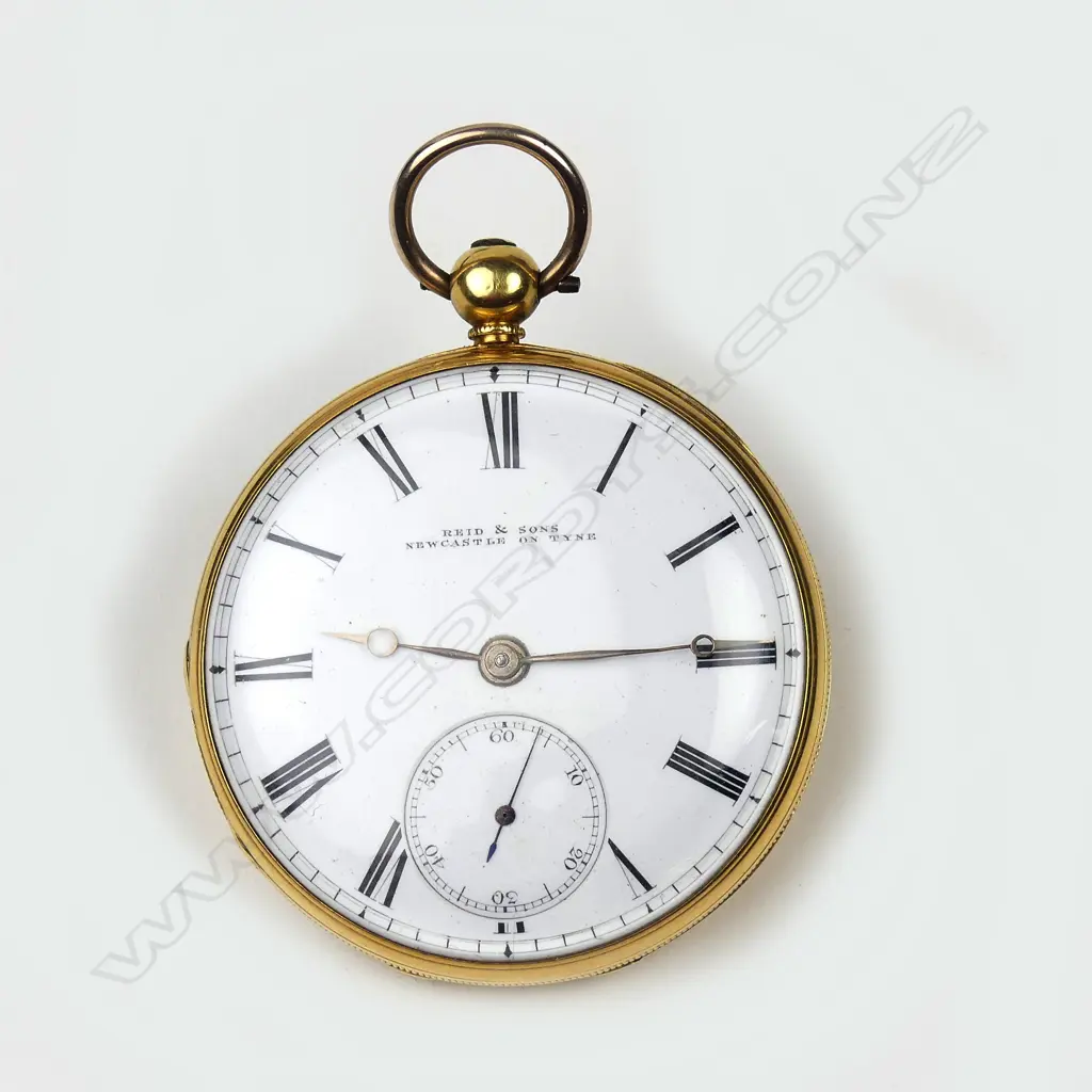 A Victorian 18ct. yellow gold Reid & Sons pocket watch Image 1++