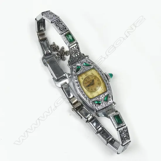 An Art Deco period Bulova 'Miss America' lady's wristwatch