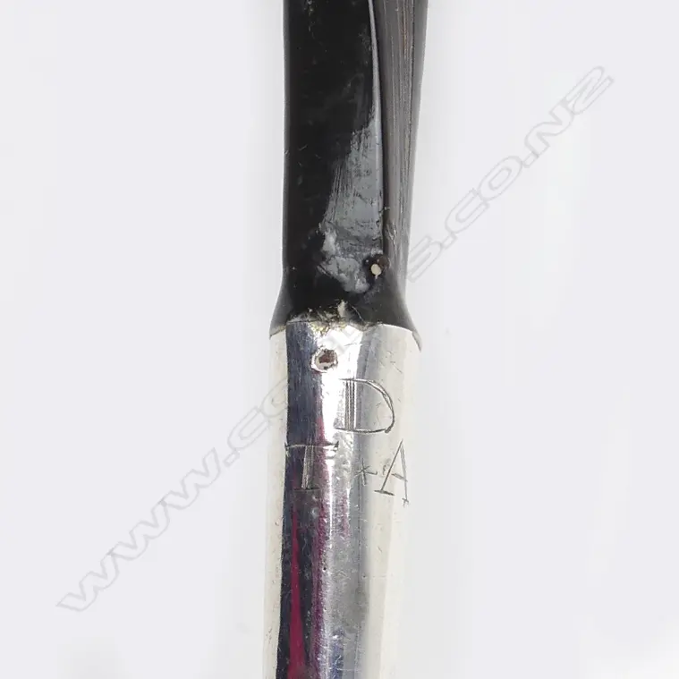 A Georgian silver toddy ladle Image 1++