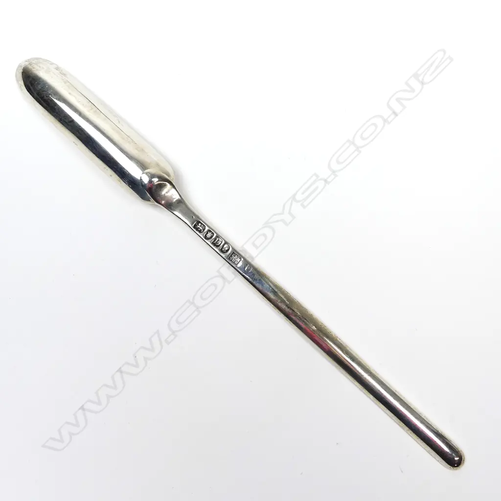 A George III silver double-ended marrow scoop Image 1++