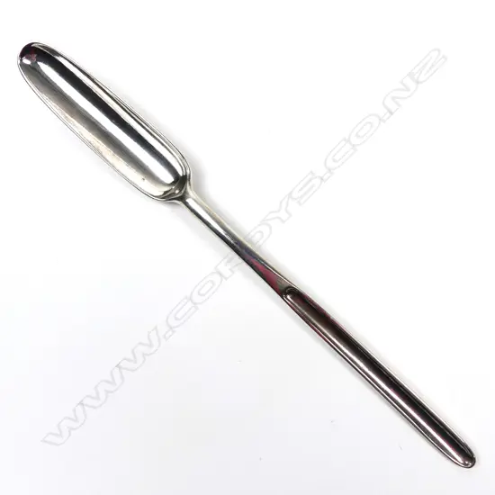 A George II silver double ended marrow scoop