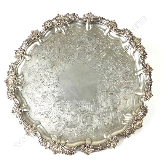 An early Victorian Scottish silver salver
