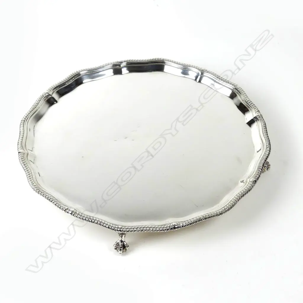 A  silver salver Image 1++