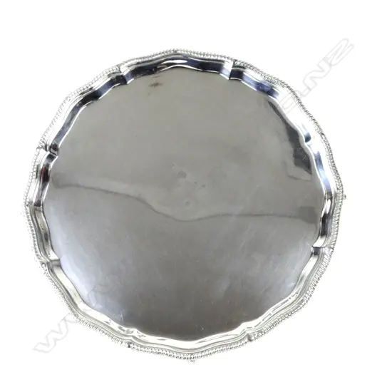 A  silver salver