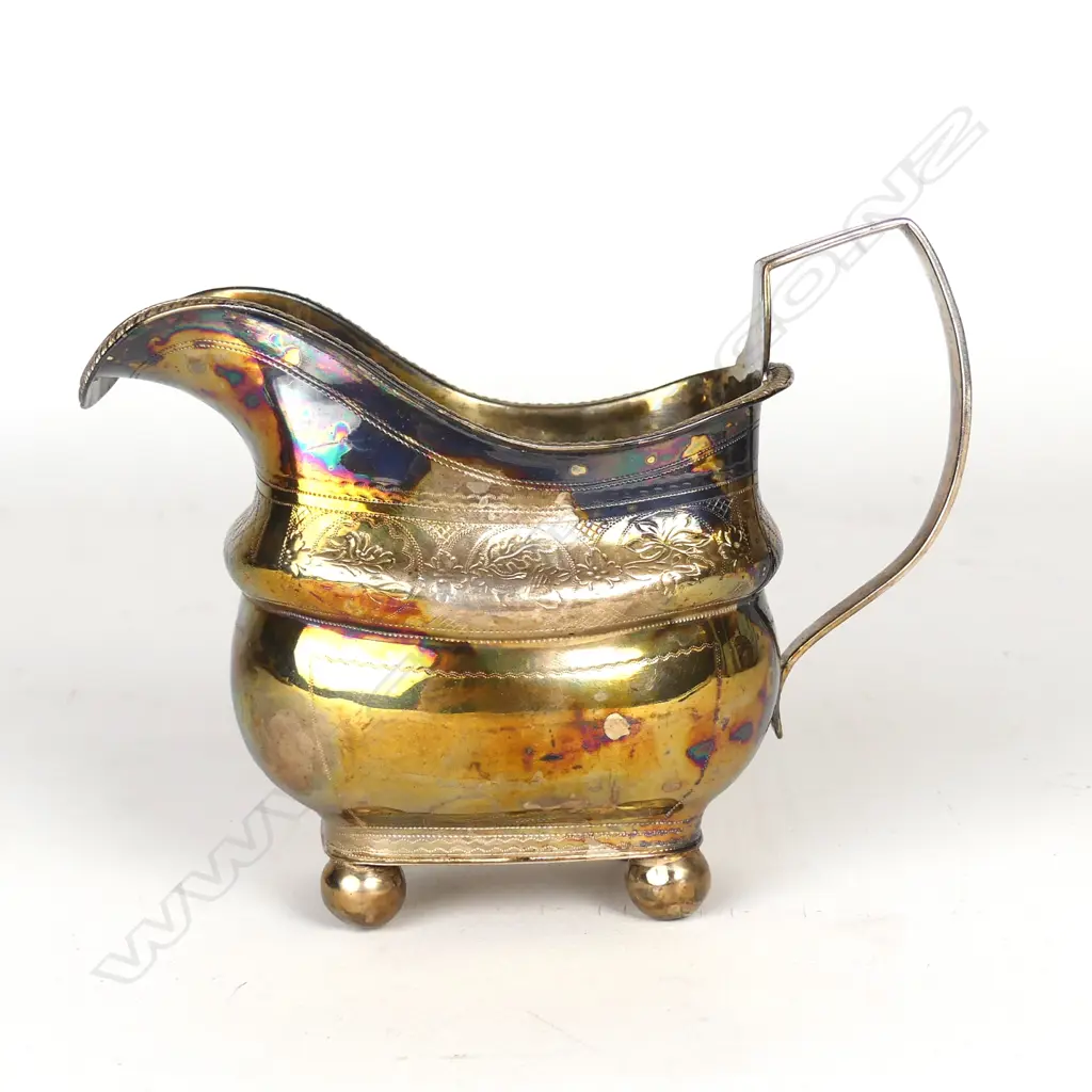 An Irish silver creamer Image 1++