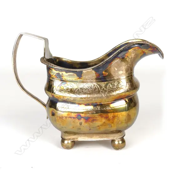 An Irish silver creamer