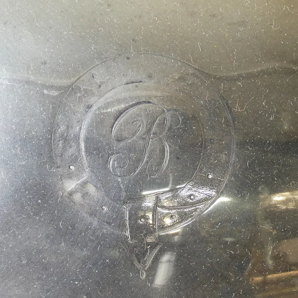 A Victorian silver plate meat cover Image 1++