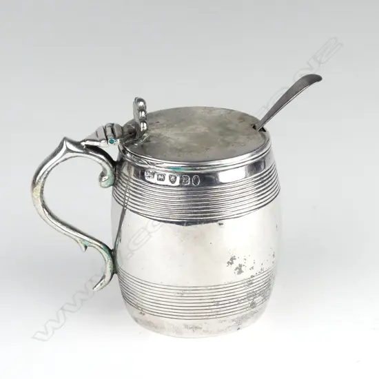 A George III silver mustard