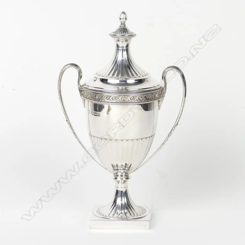 An Adams style two handled urn and cover Image 1++