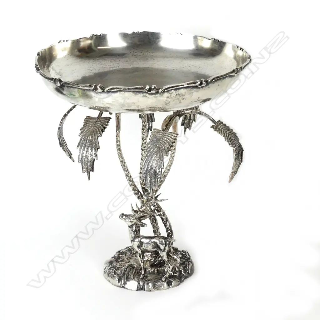 A c.1900 large silver plate table centrepiece Image 1++