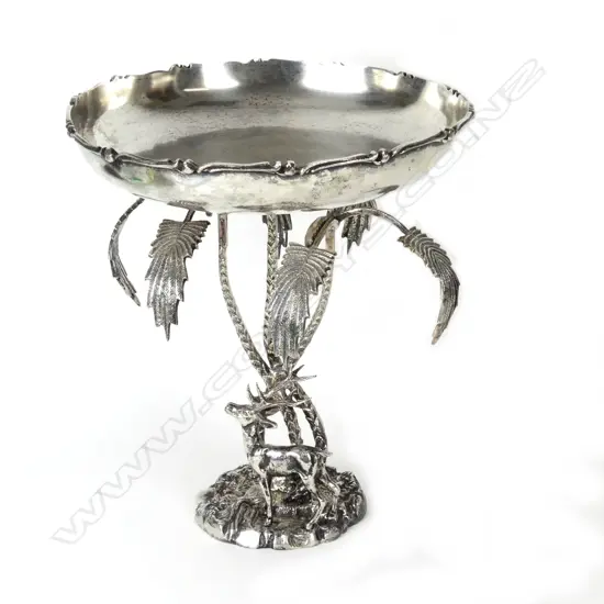 A c.1900 large silver plate table centrepiece