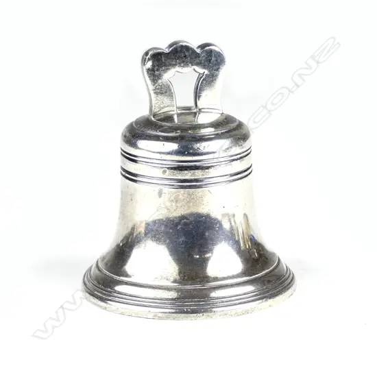 A mid/late 20thC American Tiffany & Co. silver table bell