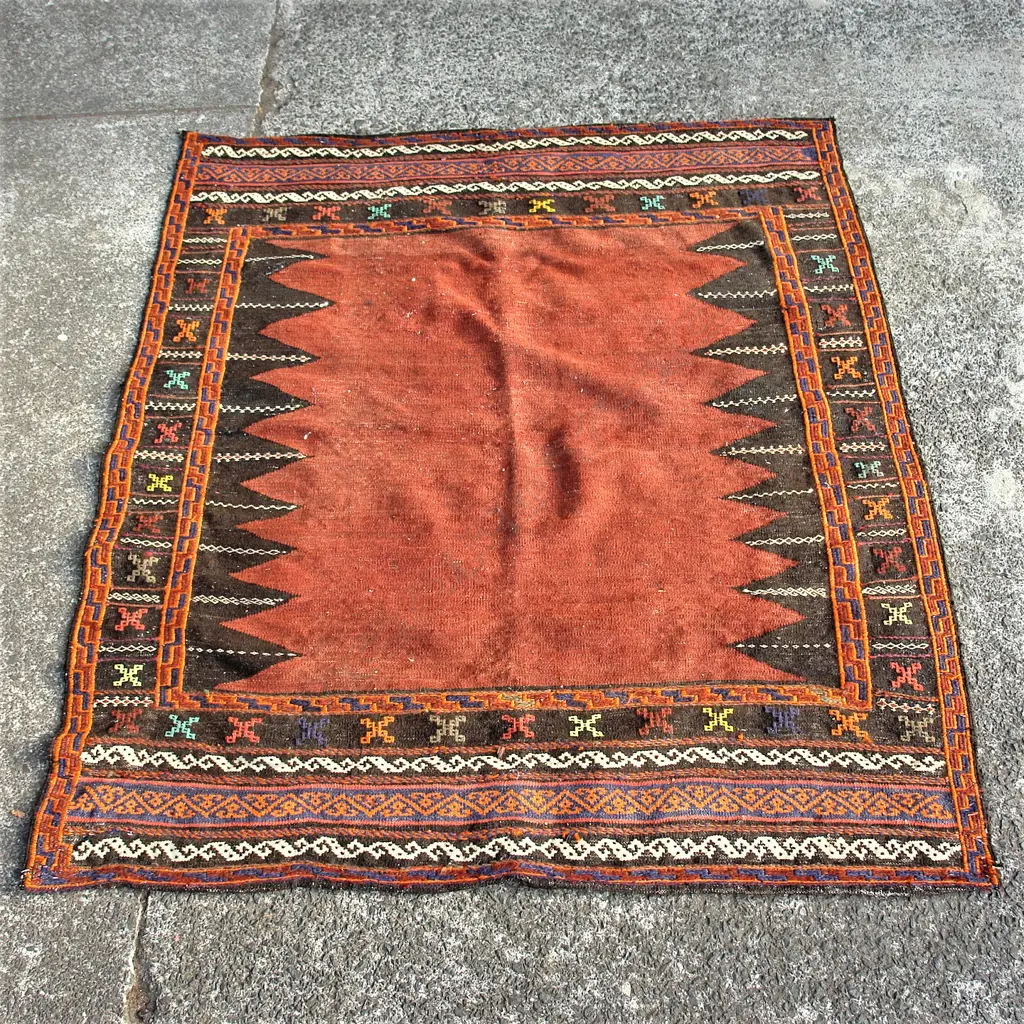 A vintage Afghanistan Baluch Sofreh kilim Image 1++