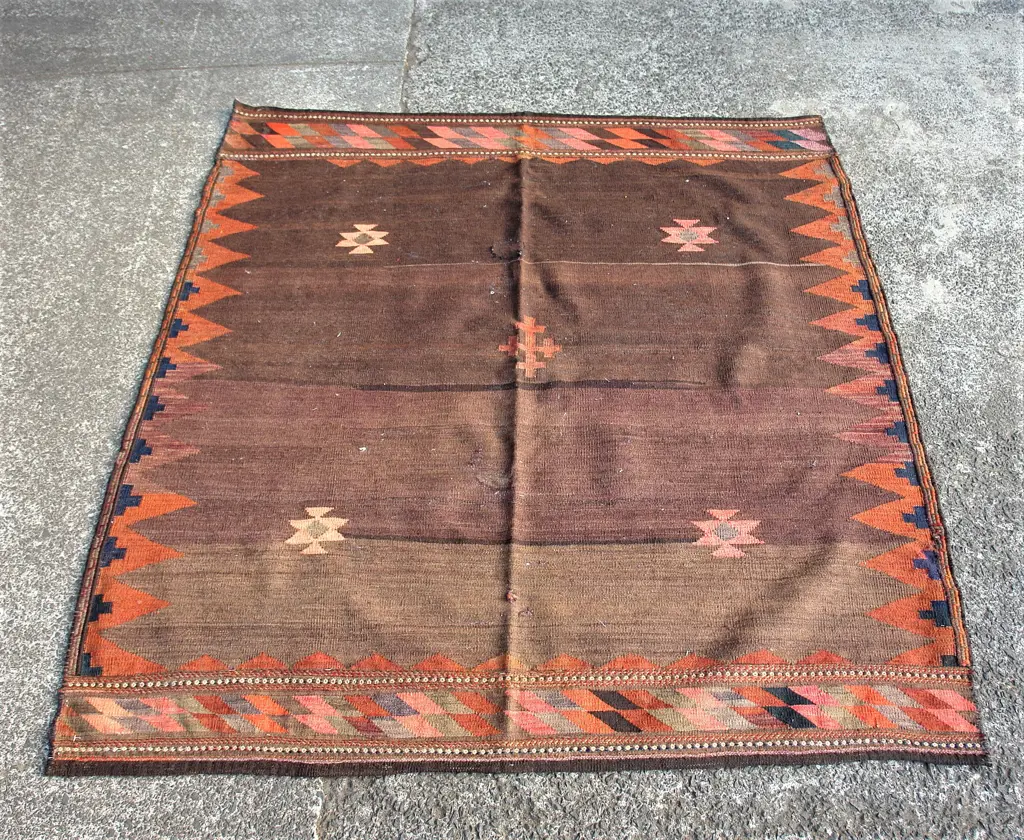 A vintage Afghanistan Baluch Sofreh kilim Image 1++