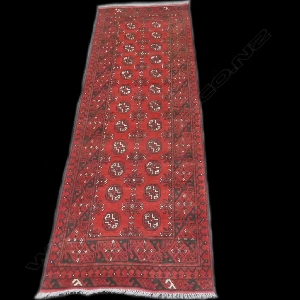 A Turkoman hand knotted runner Image 1++