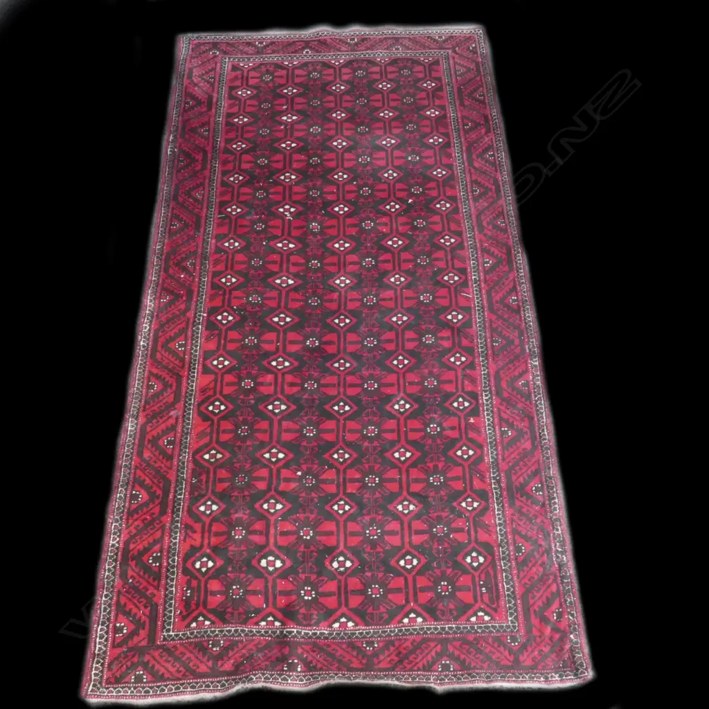 An Iranian hand knotted kellegi (broad runner) Image 1++