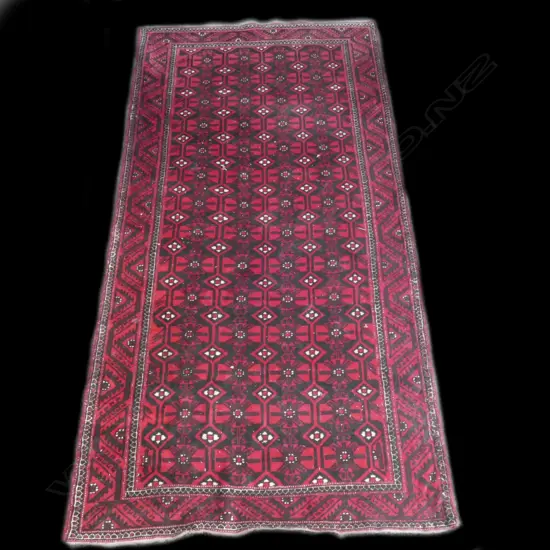 An Iranian hand knotted kellegi (broad runner)